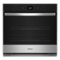 Whirlpool - 27" Smart Built-In Single Electric Wall Oven with Air Fry - Stainless Steel-Front_Standard