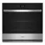 Front. Whirlpool - 27" Smart Built-In Single Electric Wall Oven with Air Fry - Fingerprint Resistant Stainless Steel.