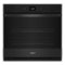 Whirlpool - 27" Smart Built-In Single Electric Wall Oven with Air Fry - Black-Front_Standard