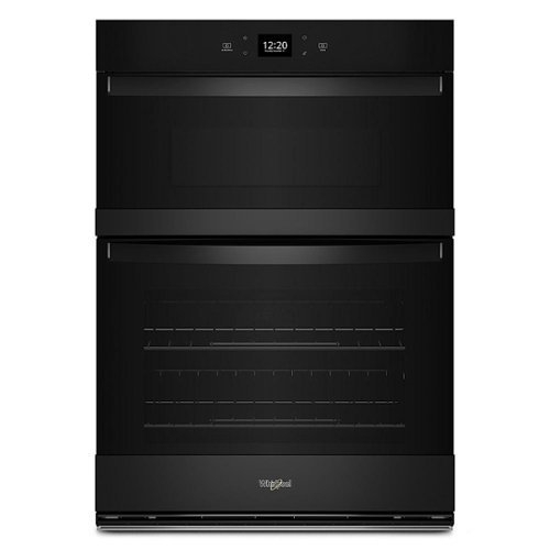 Whirlpool - 30" Smart Built-In Electric Combination Wall Oven with Air Fry - Black