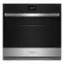 Front. Whirlpool - 30" Smart Built-In Single Electric Wall Oven with Air Fry - Stainless Steel.