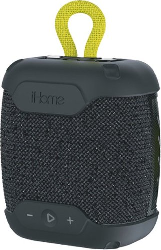 

iHome - PLAYTOUGH Mini Bluetooth Rechargeable Waterproof Speaker with Mega Battery - Black