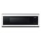 Samsung - BESPOKE 1.1 cu. ft SLIM Over-the-Range Microwave with 400 CFM Hood Ventilation, Wi-Fi and Voice Control - White Glass-Front_Standard