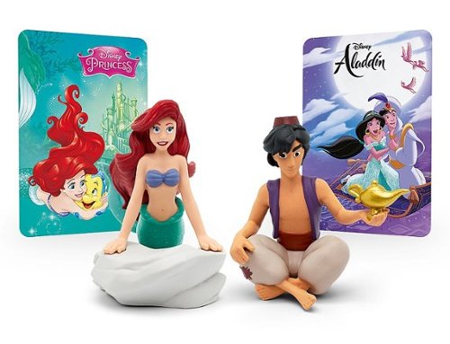 Tonies Disney Audio Play Figurines - Little Mermaid and Aladdin (2-Pack) INTERNATIONAL SHIPPING