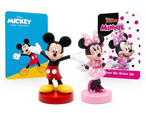 Tonies Disney Mickey Mouse Audio Play Figurines (2-Pack) - Mickey Mouse and Minnie Mouse INTERNATIONAL SHIPPING