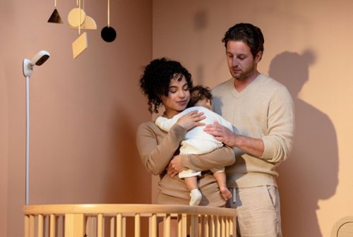 Masimo Stork Camera Baby Monitor with QHD-Capable Video Streaming, Two-Way Audio, and Remote Tracking via Stork App - White WHERE TO BUY
