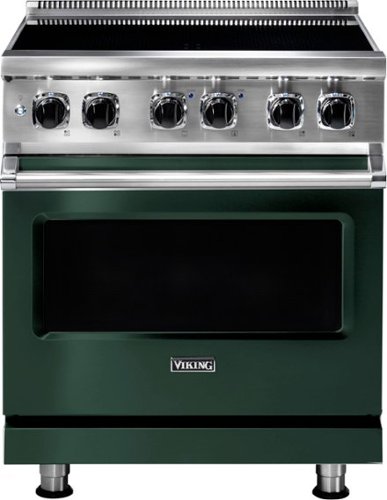 

Viking - 5 Series 4.7 Cu. Ft. Freestanding Electric Induction Range - Black Forest Green