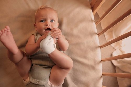 Masimo Stork Vitals Plus Baby Monitor (FDA-Approved) with 2-Way Audio Camera and Baby Boot with SPO2 and Heart Rate Sensor - White GLOBAL SHIPPING