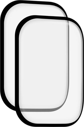 Insignia™ - Hybrid Glass Screen Protectors for Apple Watch 41mm (2-Pack) - Clear