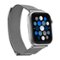 Insignia™ - Stainless Steel Mesh Band for Apple Watch 44mm, 45mm, 46mm Series 10, and Apple Watch Ultra 49mm (All Series) - Silver-Angle_Standard