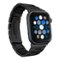 Insignia™ - Stainless Steel Link Band for Apple Watch 42mm, 44mm, 45mm, 46mm, and Apple Watch Ultra 49mm (All Series) - Black-Angle_Standard