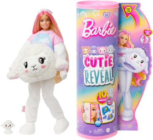 Barbie - Color Reveal Cozy Cute Tees Series Lamb 11.5" Doll