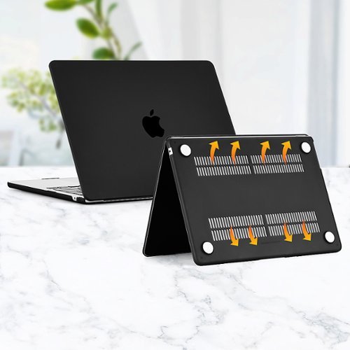 Techprotectus MacBook case for 2023-25 MacBook Air 15 with Apple M2/M3/M4 Chip - Black WHERE TO BUY