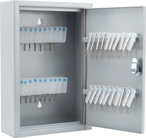 Photos - Safe Barska  40 Position Key Cabinet with Key Lock - Gray CB13364 