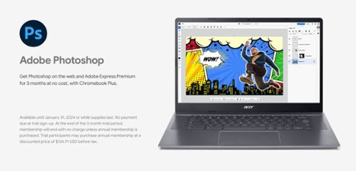 Acer Chromebook Plus 515 Laptop with Google AI – 15.6 FHD Display - Intel i3-1215U – 8GB LPDDR5X – 128GB UFS – Wi-Fi 6E - Steel Gray BUY IN UK