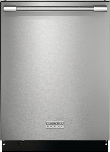 "Frigidaire - 24"" Top Control Built-In Stainless Steel Tub Built-In Dishwasher with CleanBoost - Stainless Steel"