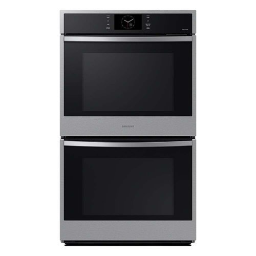  Samsung - 30&quot; Built-In Electric Convection Double Wall Oven with Steam Cook - Stainless Steel