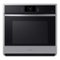 Samsung - 30" Built-In Single Electric Convection Wall Oven with Steam Cook - Stainless Steel-Front_Standard