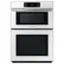 Front. Samsung - BESPOKE 30" Built-In Electric Convection Combination Wall Oven with Microwave and Flex Duo - White Glass.
