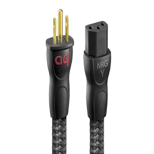 AudioQuest - 6.0M NRG-Y3 US Power Cable - Dark Gray/Black
