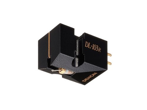 Denon - DL-103R MC Phono Cartridge - Black-Front_Standard 