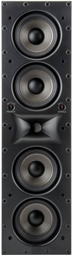 JBL - Studio 6 Quad-5.25" 2-Way In-Wall Speaker (Each) - Black
