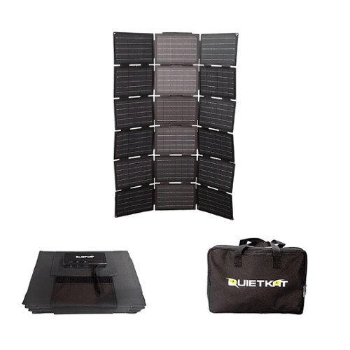 QuietKat - Solar Charge Kit for 48V Batteries - Black