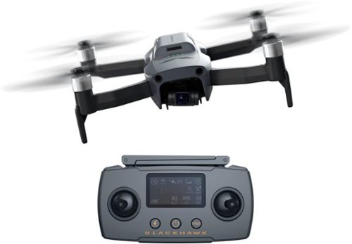 EXO Drones - Blackhawk 3 Pro Drone and Remote Control (Android and iOS compatible) - Black