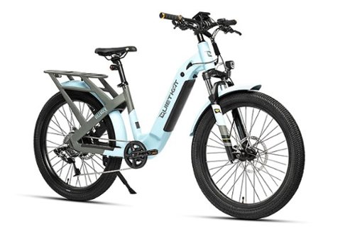 QuietKat - Villager 500w E-Bike w/ Maximum Operating Range of 38 Miles and w/ Maximum Speed of 20 MPH - Moonstone