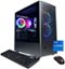 CyberPowerPC - Gamer Xtreme Gaming Desktop - Intel Core i7-13700F - 16GB Memory - NVIDIA GeForce RTX 4060 Ti 8GB - 2TB SSD - Black-Angle_Standard