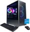 CyberPowerPC - Gamer Xtreme Gaming Desktop - Intel Core i5-13400F - 16GB Memory - NVIDIA GeForce RTX 4060 8GB - 1TB SSD - Black-Angle_Standard
