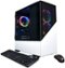 CyberPowerPC - Gamer Supreme Gaming Desktop - AMD Ryzen 7 7700X - 16GB Memory - NVIDIA GeForce RTX 4060 Ti 16GB - 2TB SSD - White-Angle_Standard