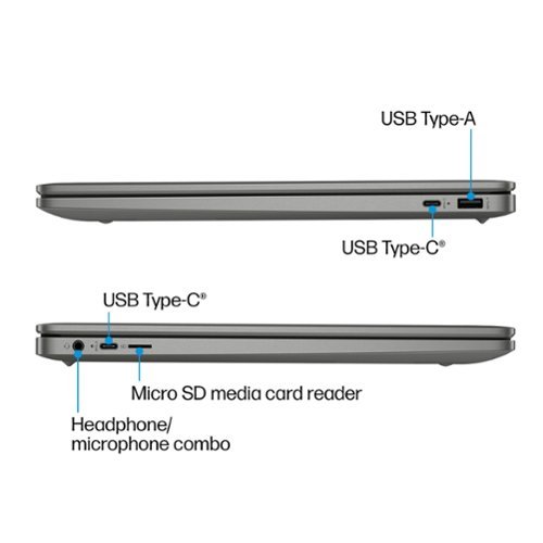 HP 15.6 Full HD Chromebook Plus Laptop with Google AI - Intel Core i3 - 8GB Memory - 128GB UFS - Mineral Silver BUY ONLINE