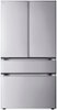 LG - 29.6 Cu. Ft. 4-Door French Door Smart Refrigerator with Full-Convert Drawer - Stainless Steel-Front_Standard 