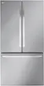 Front. LG - Standard-Depth MAX 31.7 Cu. Ft. French Door Smart Refrigerator with Internal Water Dispenser - PrintProof Stainless Steel.