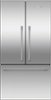 Fisher & Paykel - Active Smart 20.1 Cu Ft French Door Refrigerator with Ice - Stainless Steel-Front_Standard