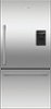 Fisher & Paykel - Active Smart 17.1 Cu Ft Bottom Freezer Refrigerator with Ice & Water - Stainless Steel-Front_Standard