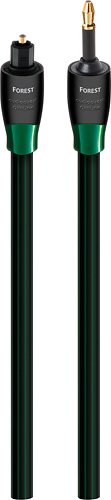  AudioQuest - OptiLink Forest 2.5' Optical Mini-to-Toslink Cable - Green