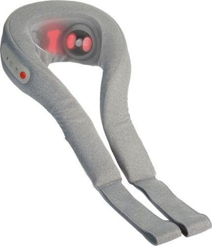 

Sharper Image - Realtouch Shiatsu Plus Cordless Neck Massager - Gray