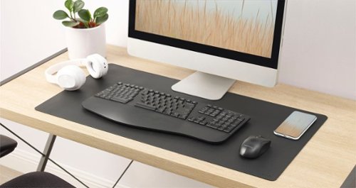 Insignia™ Full-Size Wireless Ergonomic Membrane Keyboard - Black HOW TO BUY