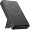 Anker - MagGo Magnetic Power Bank with Kickstand (10000mAh, 20W) - Black-Front_Standard