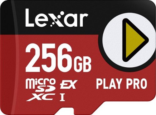 Lexar - 256 GB PLAY PRO microSD Express Card, Works with Nintendo Switch