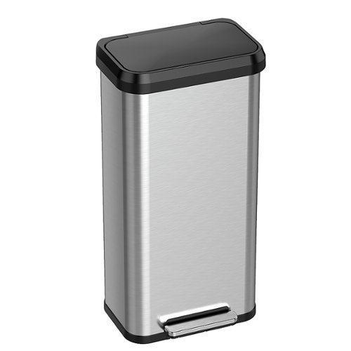 iTouchless 20gal Step Trash Can with Odor Filter and Plastic Lid