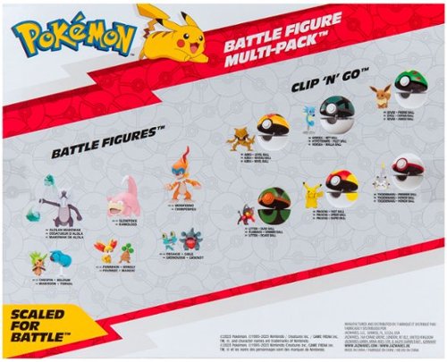Jazwares Pokémon Battle Figure 8-Pack WORLDWIDE DELIVERY