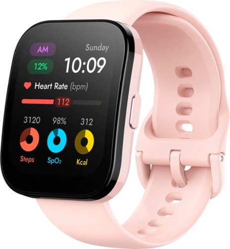 Amazfit - Bip 5 Smartwatch 49mm Polycarbonate Plastic - Pink