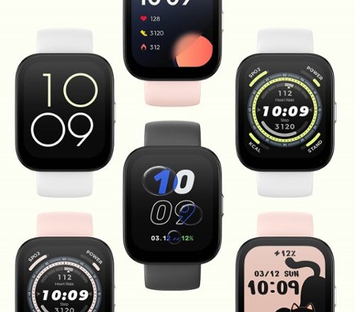 Amazfit Bip 5 Smartwatch 49mm Polycarbonate Plastic - Black BUY IN QATAR