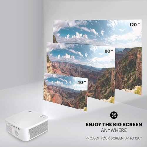 Kodak FLIK X10 Full HD Home Projector, 1080p Portable Projector & Home Theater System with Remote Control - White SHOP ONLINE