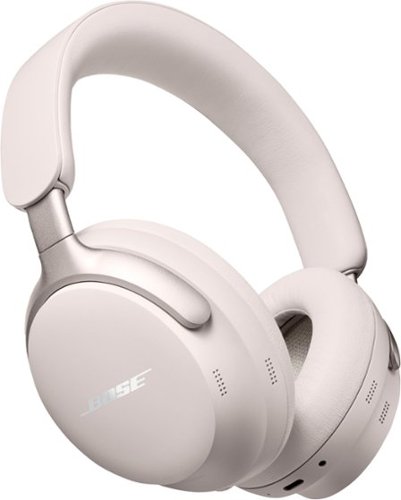  Bose - QuietComfort Ultra Wireless Noise Cancelling Over-the-Ear Headphones - White Smoke
