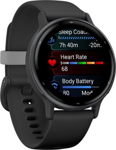 Garmin vívoactive 5 GPS Smartwatch 42 mm Fiber-reinforced polymer - Slate Aluminum and Black HOW TO BUY