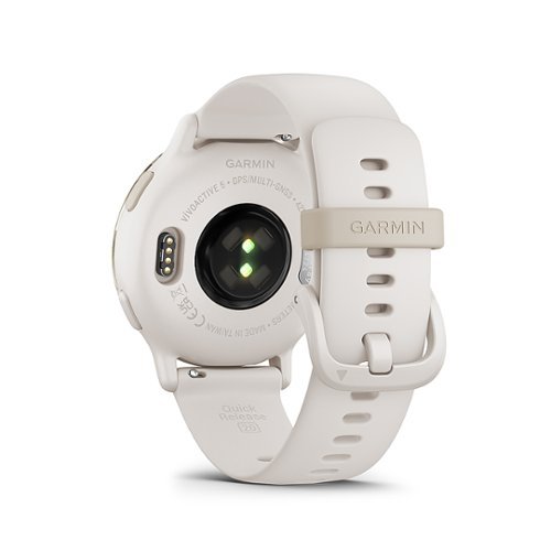 Garmin - vívoactive 5 GPS Smartwatch 42 mm Fiber-reinforced polymer - Gold Aluminum and Ivory - Image 20